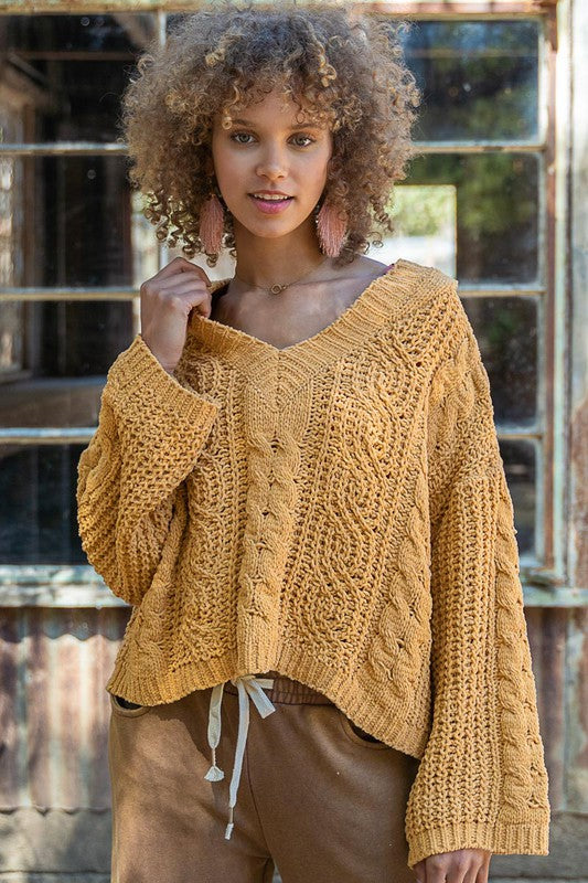 Briar Twisted Knit Sweater