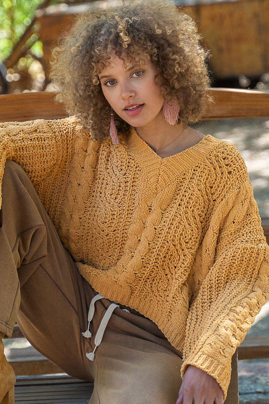 Briar Twisted Knit Sweater