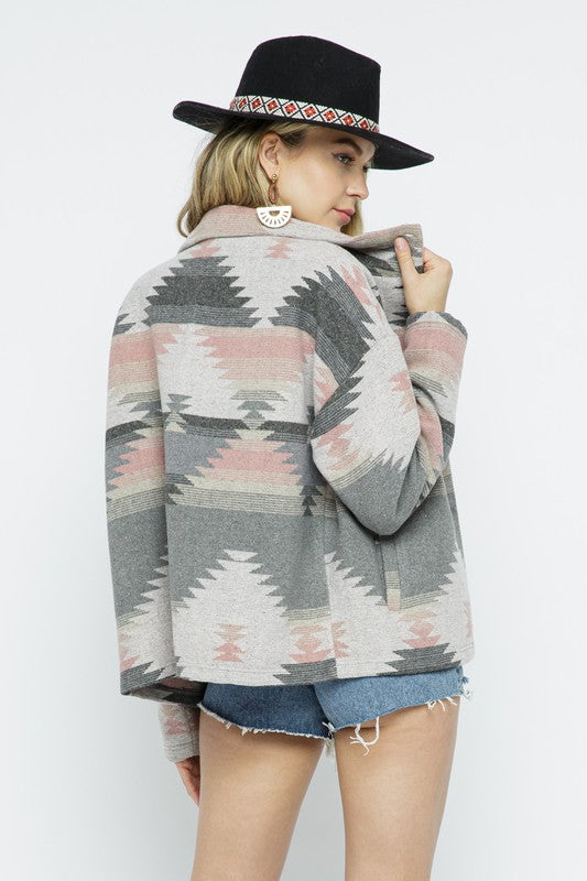 Marly Aztec Pattern Light Jacket