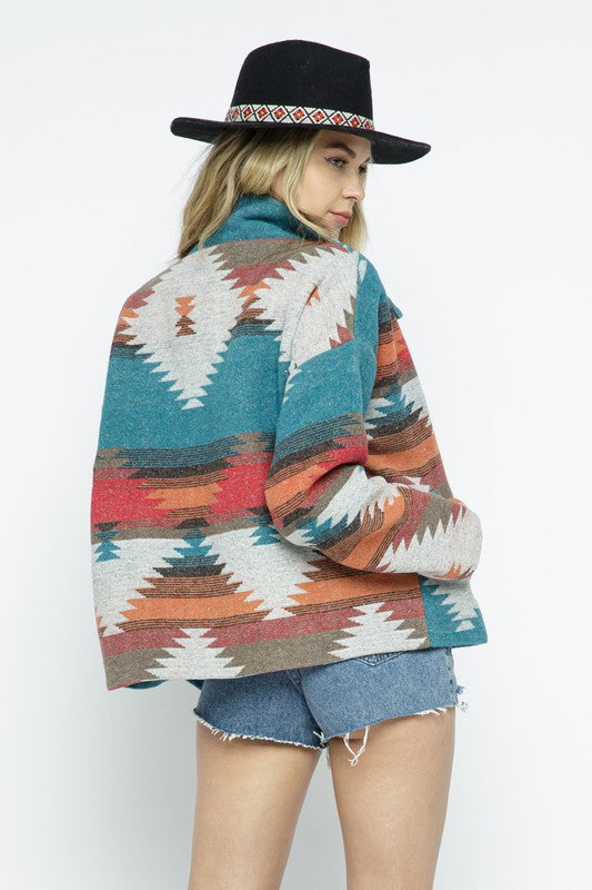 Marly Aztec Pattern Light Jacket