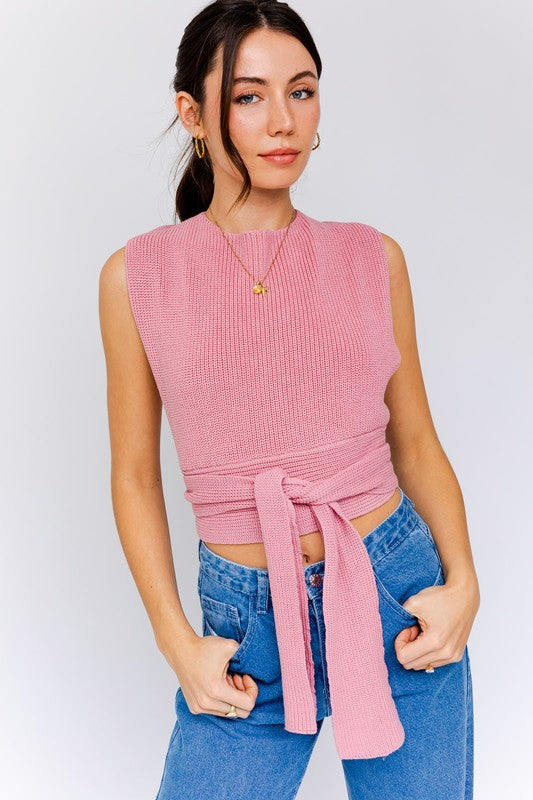 Nia Multi-Tie/Convertible Sweater Tank