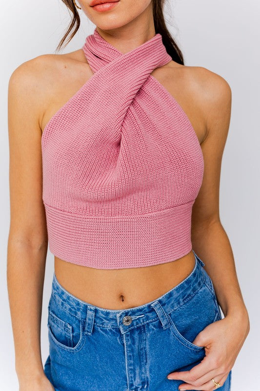 Nia Multi-Tie/Convertible Sweater Tank