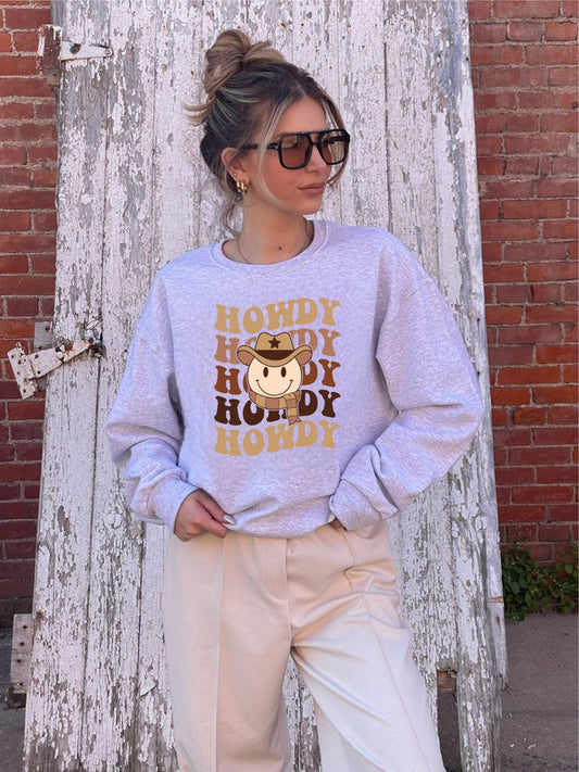 Howdy Cowboy Smile Sweatshirt