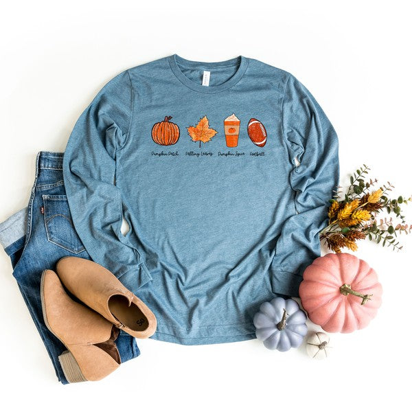 Fall Favorites Long Sleeve Graphic Tee