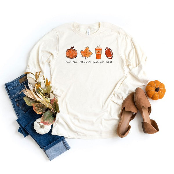 Fall Favorites Long Sleeve Graphic Tee