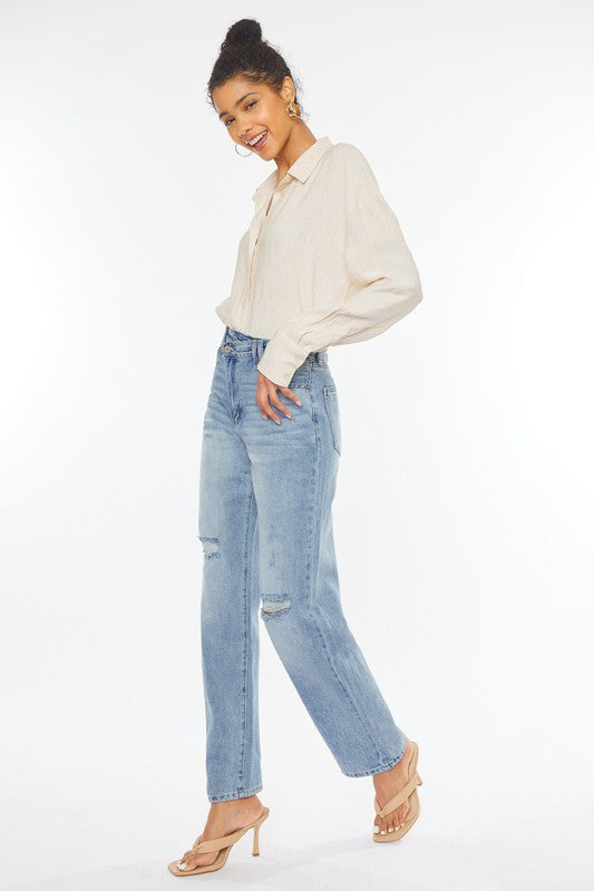 90's Wide Leg Straight Jeans