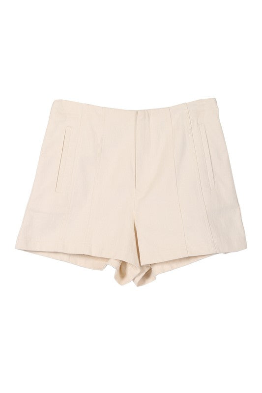 Linen shorts