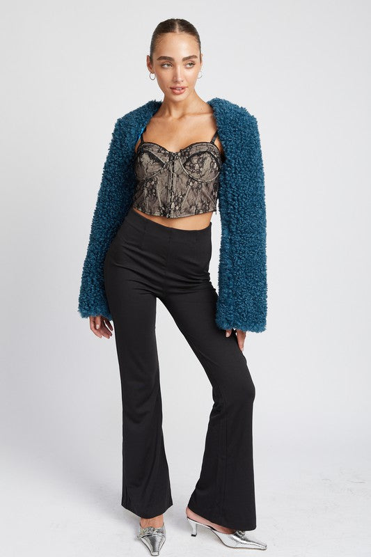 Enya FAUX FUR BOLERO