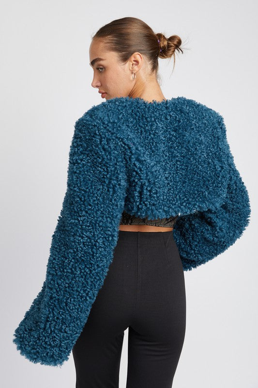 Enya FAUX FUR BOLERO