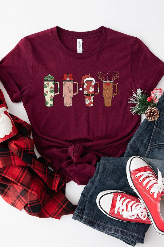 Christmas Tumblers Short Sleeve Tee