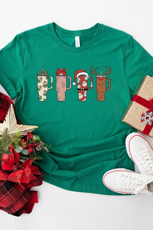 Christmas Tumblers Short Sleeve Tee