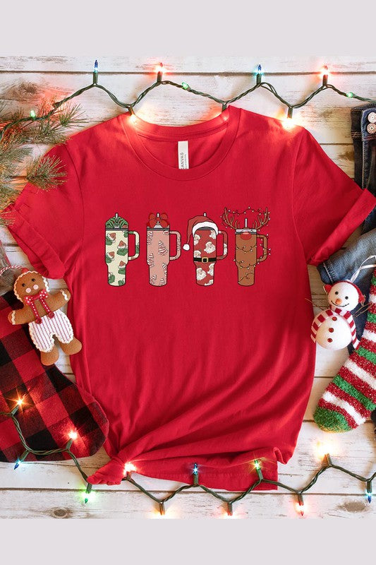 Christmas Tumblers Short Sleeve Tee