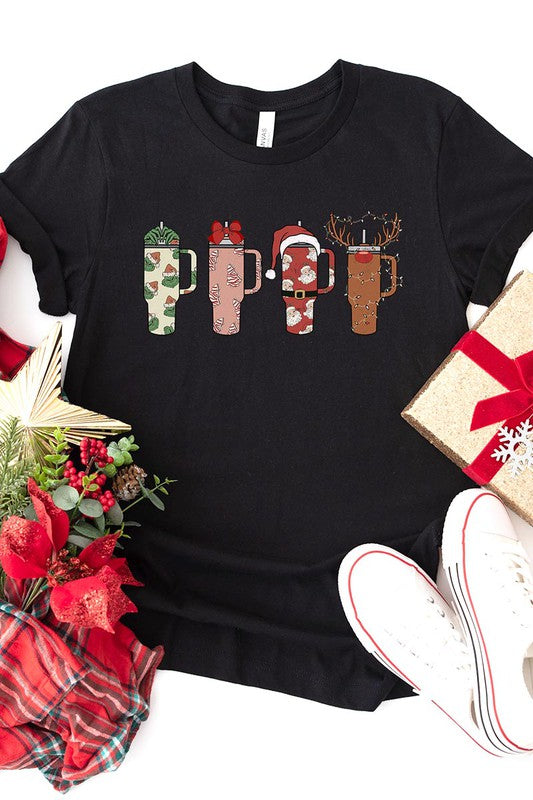 Christmas Tumblers Short Sleeve Tee