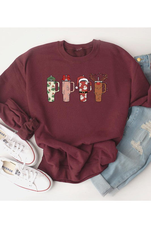 Christmas Tumblers Sweatshirt