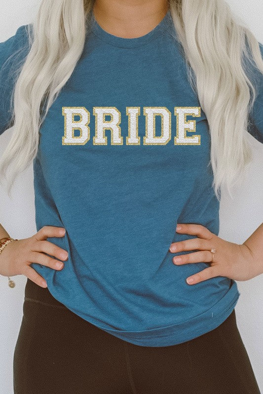 Bride Faux Chenille Graphic Tee