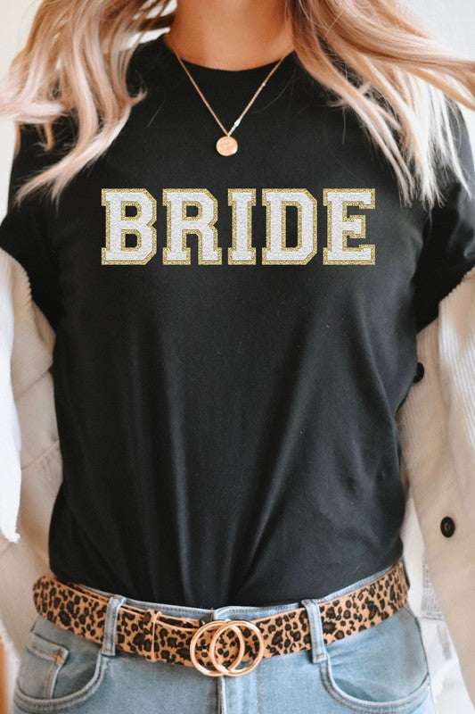 Bride Faux Chenille Graphic PLUS Tee