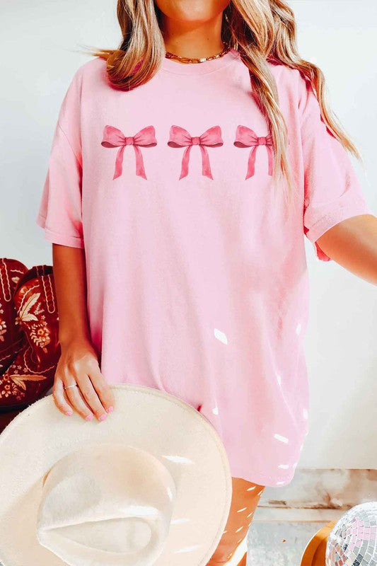 PINK COW COQUETTE GRAPHIC TEE