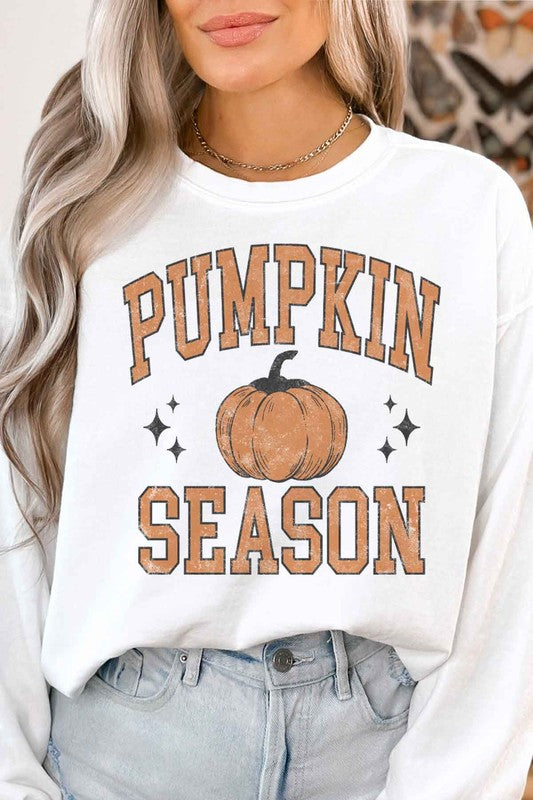 PUMPKIN SEASON FALL GRAPHIC SWEATSHIRT