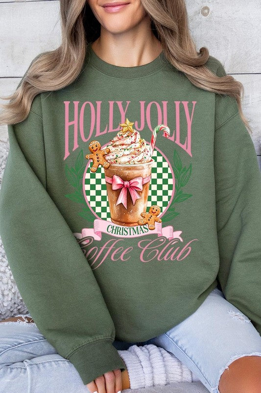 Holly Jolly Christmas Coffee Club Sweatshirts