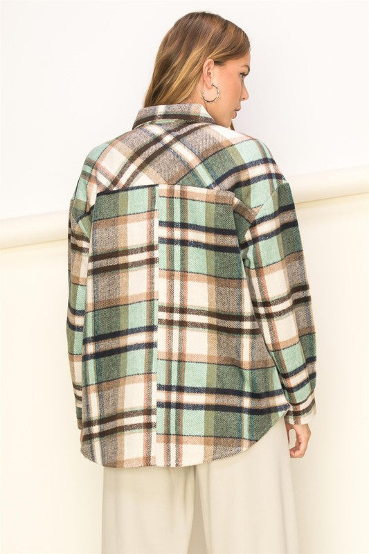 Larisa Plaid Pattern Shacket