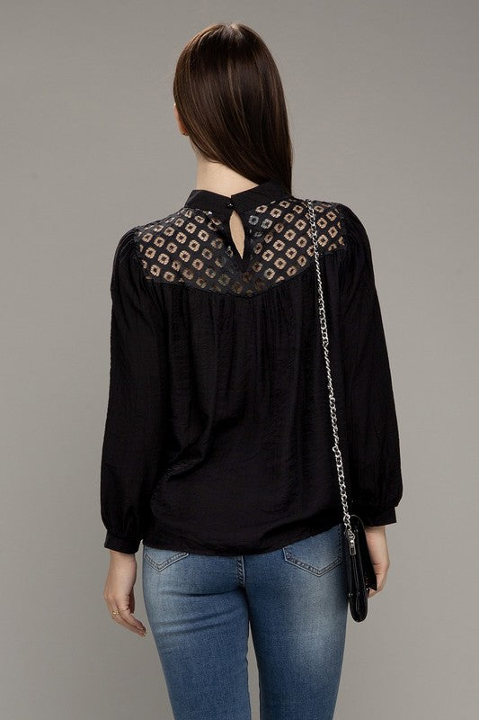 Lorna Lace yoke blouse