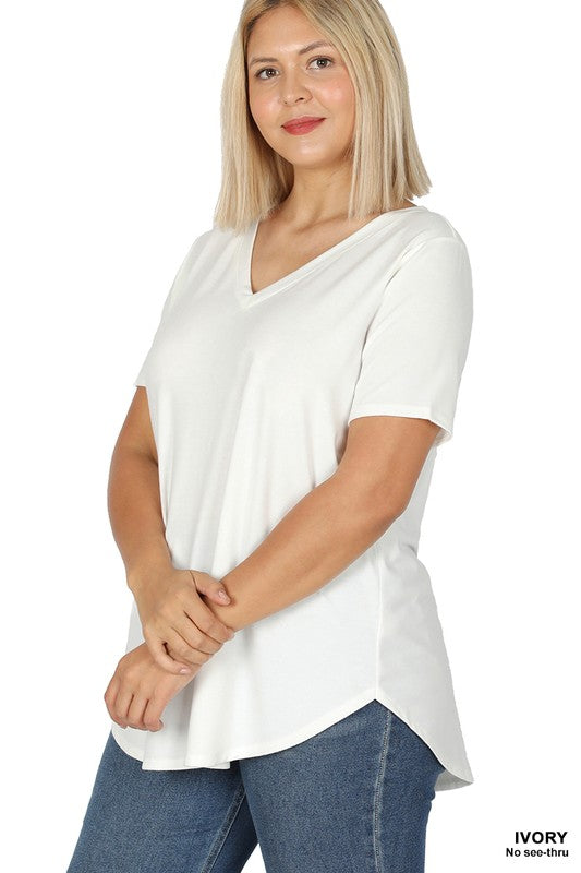 Janet Short Sleeve V-Neck Top