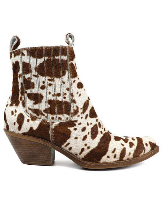 Chelsea Leather Western Fashion Bootie