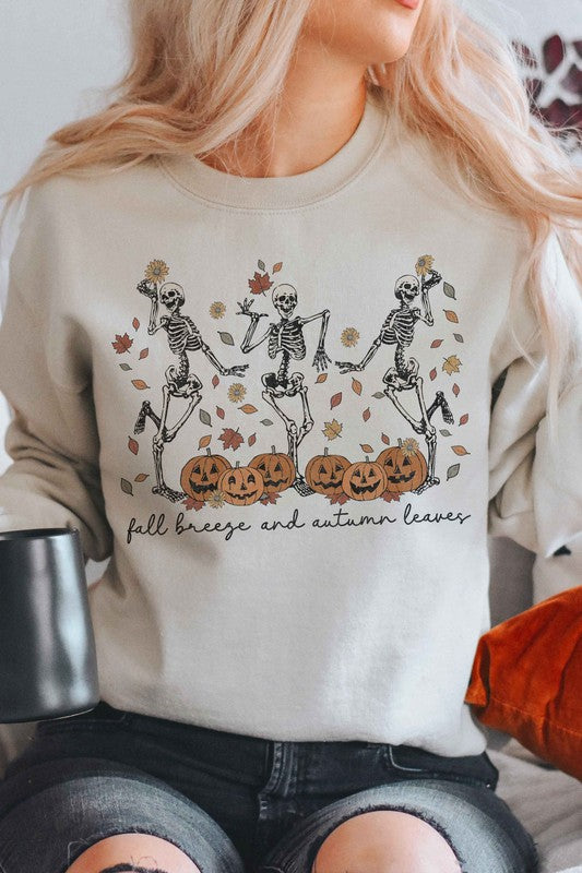 FALL BREEZE AND AUTUMN BREEZE Graphic Sweatshirt