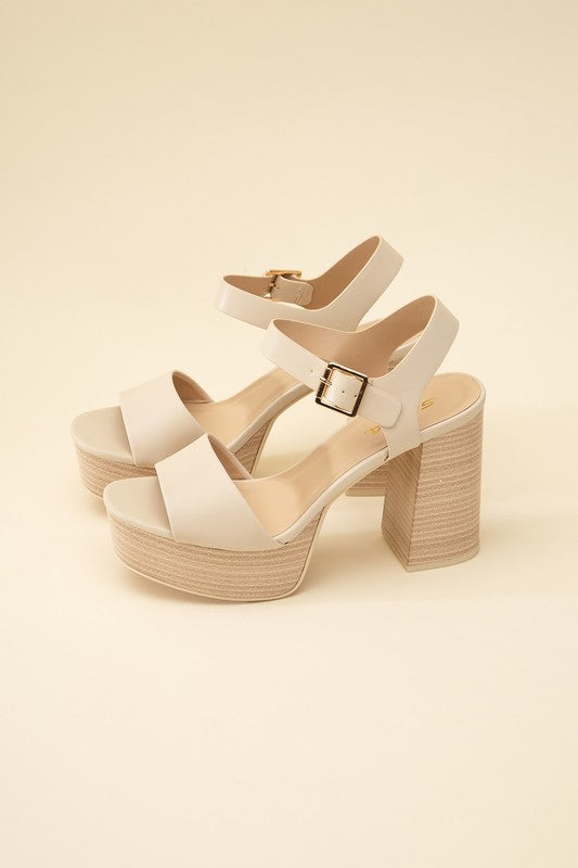 OPTIONS Ankle Strap Heels