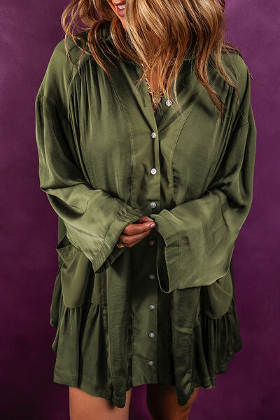 Rhonda Long Sleeve Shirt Dress